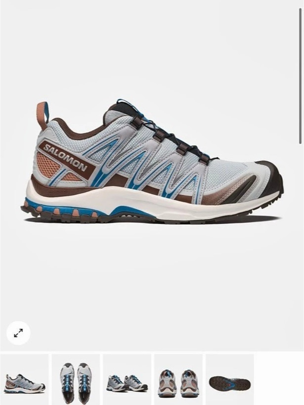 Salomon XA Pro 3D Pearl Blue Mustang Mykonos Blue Women's Athletic Shoes